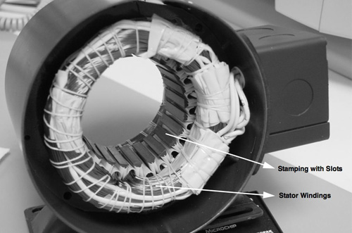Microchip BLDC motor